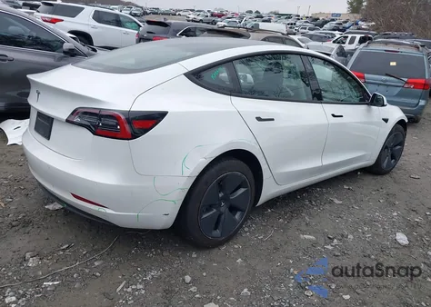 2021 Tesla Model 3 Standard Range Plus Rear-Wheel Drive из США, поврежденный, VIN 5YJ3E1EA9MF859956